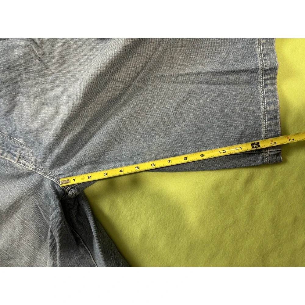 Vintage Enyce Jean Shorts Mens 34 Y2K  Embroidered Pockets Inseam 12